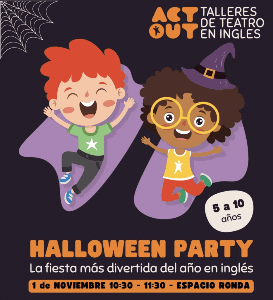 halloween party act out 1 - Halloween activities for children in Madrid