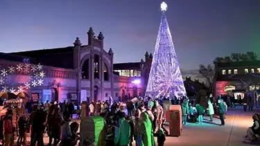 Mercado navideño Madrid río