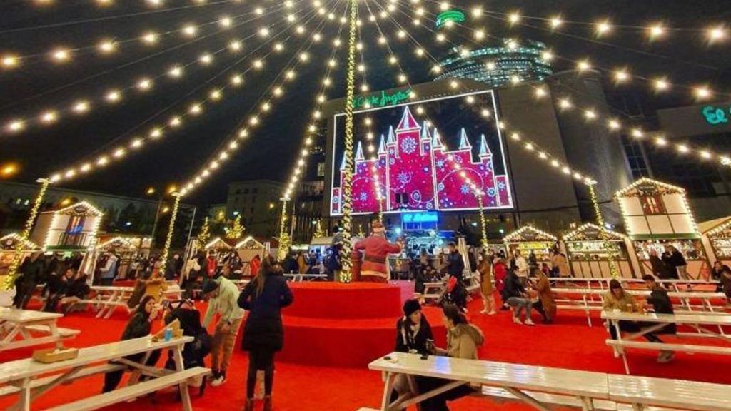 Mercado navideño en El Corte Inglés