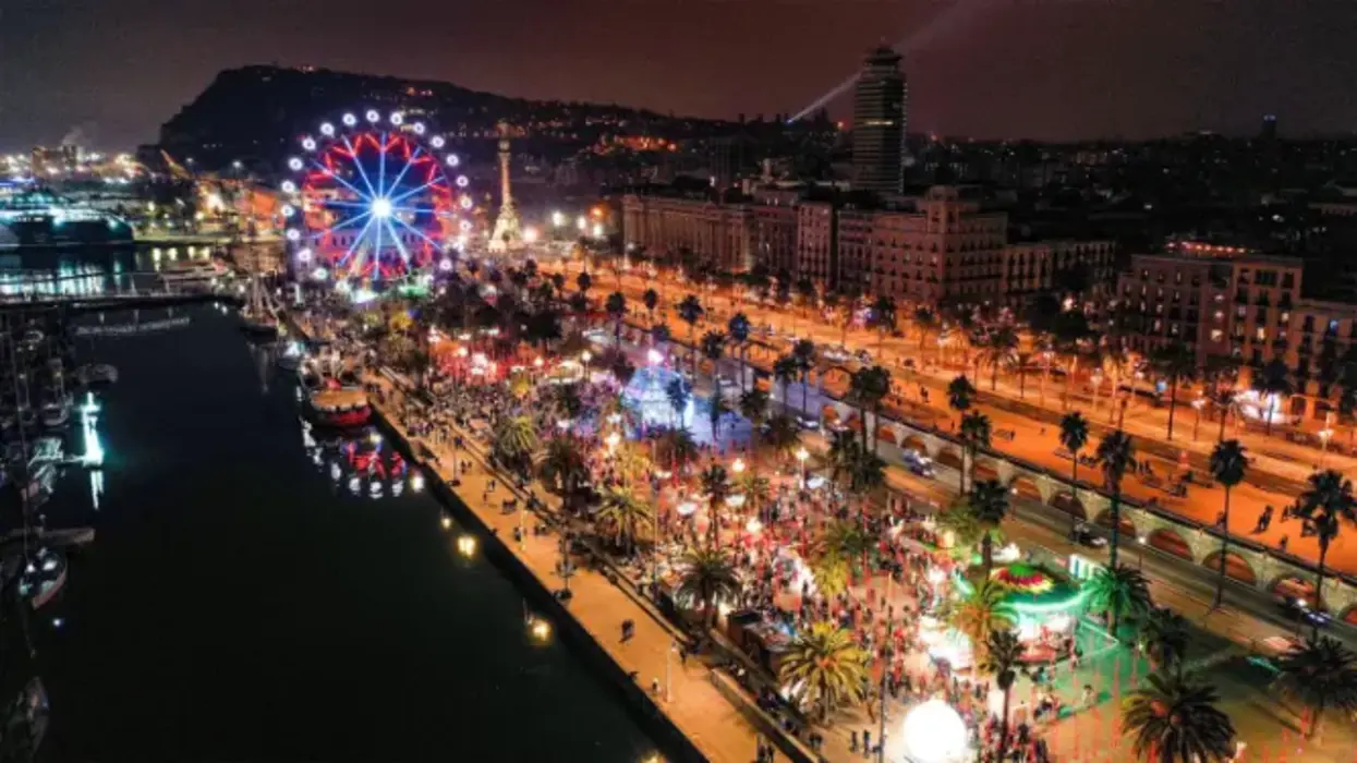 Feria de Navidad en el Moll de la Fusta