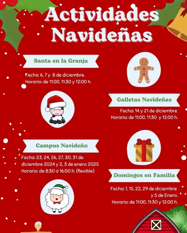 actividades navideñas granja escuela cuna - Christmas activities and plans for kids in Spain