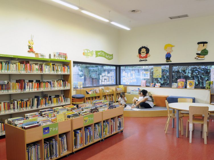 bibliotecas para niños en barcelona