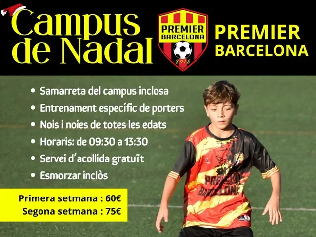 campus nadal escola futbol edited - Christmas activities and plans for kids in Spain