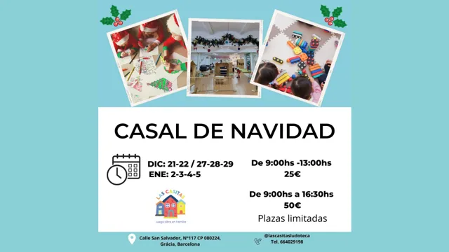 casal navidad ludoteca las casitas - Actividades y planes de navidad para niños en España