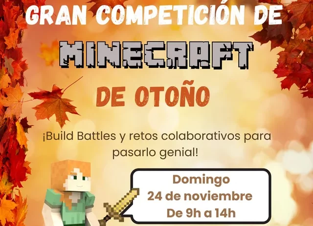 competición minecraft madrid e1731671021752 - Actividades y planes de navidad para niños en España