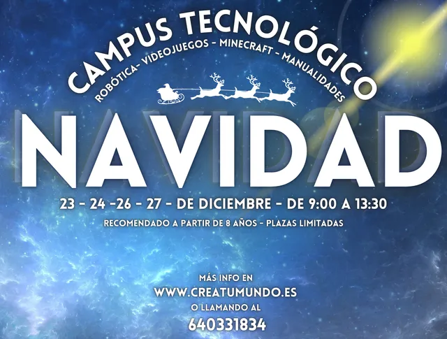 Campus Tecnológico de Navidad  en Crea tu Mundo