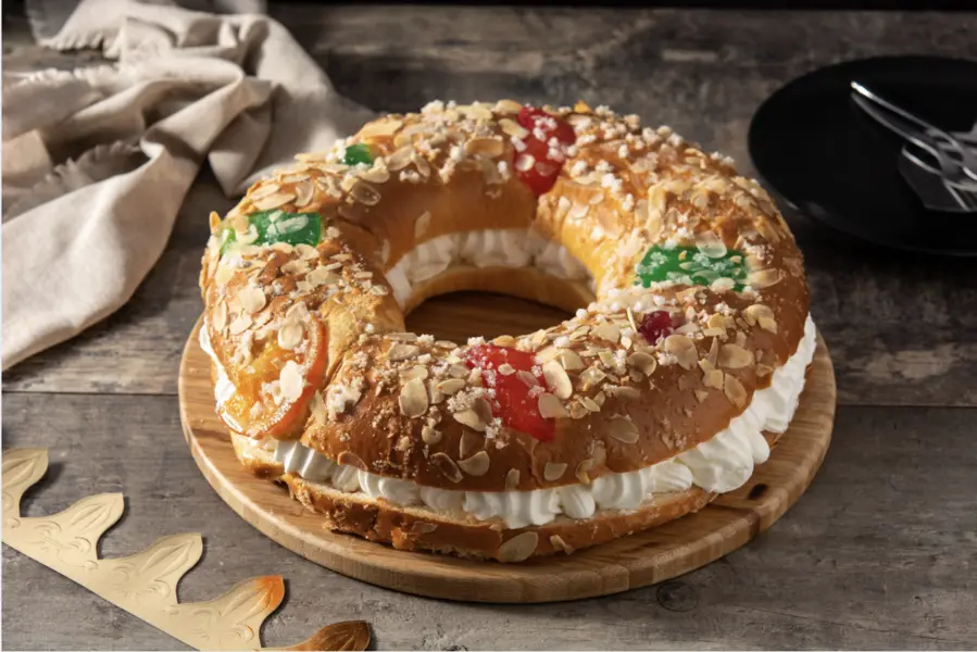 Roscón de reyes.