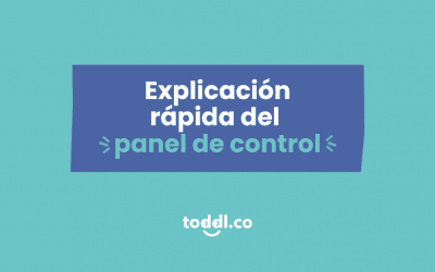 2. Conoce el panel de control de toddl.co