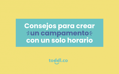 4. Consejos para crear un campamento con un solo horario